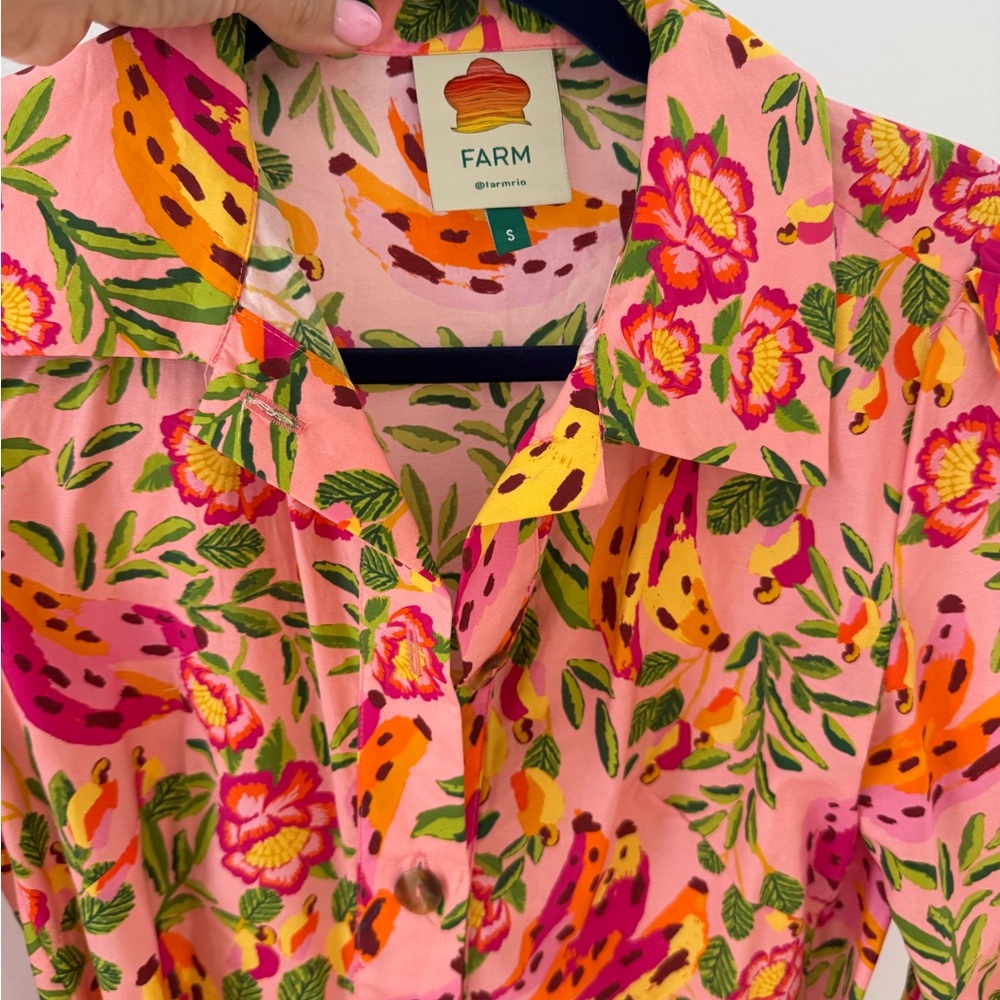 Farm Rio Floral Ruffle Dress - Picture 3 of 3